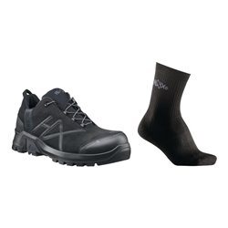Sicherheitsschuh m.Funktionssocke Gr.43/43-45 schwarz HAIX