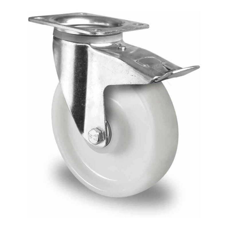 CASCOO Lenkrolle mit Totalfeststeller ø 200 mm Serie Z0Z0 Doppelkugellager E-Serie