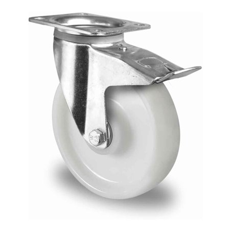 CASCOO Lenkrolle mit Totalfeststeller ø 200 mm Serie Z0Z0 Doppelkugellager E-Serie