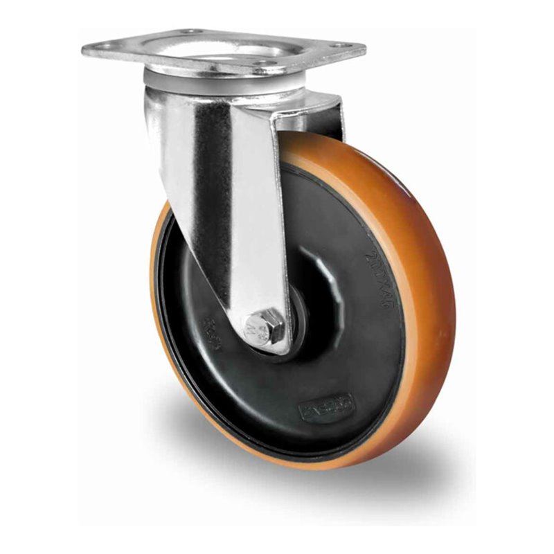 CASCOO Lenkrolle ø 200 mm Serie Z4U5 Doppelkugellager E-Serie