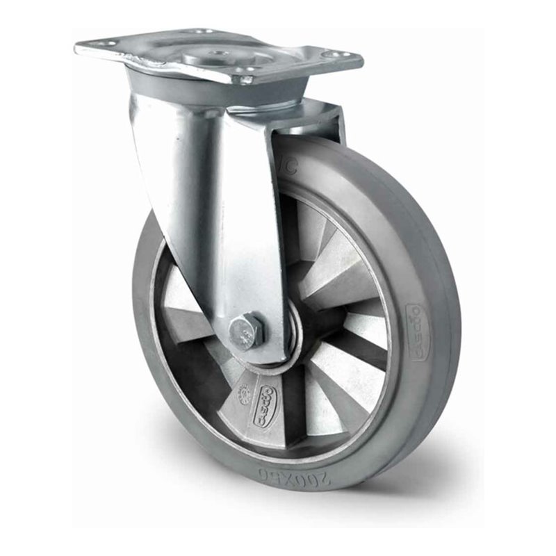 CASCOO Lenkrolle ø 200 mm Serie BAF2 Doppelkugellager K-Serie