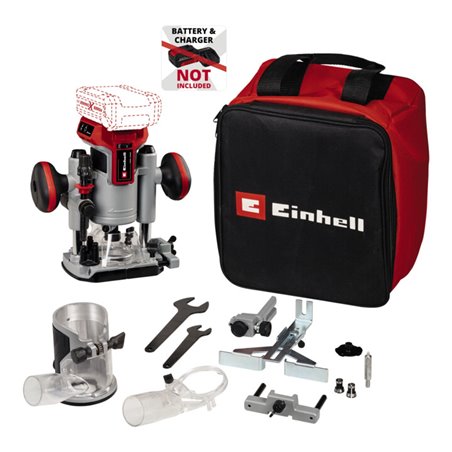Einhell Professional Akku-Oberfräse /-Kantenfräse TP-RO 18 Set Li BL - Solo