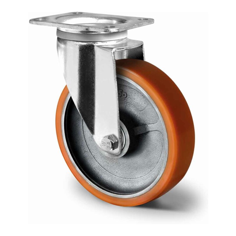 CASCOO Lenkrolle ø 125 mm Serie I2U5 Doppelkugellager E-Serie