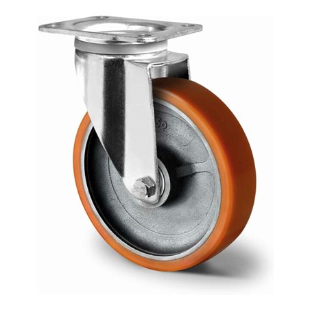 CASCOO Lenkrolle ø 160 mm Serie I2U5 Doppelkugellager E-Serie