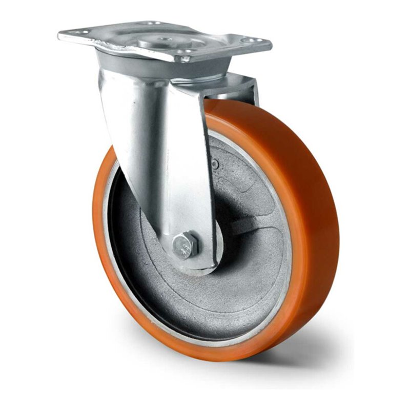 CASCOO Lenkrolle ø 160 mm Serie I2U5 Doppelkugellager K-Serie