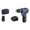 Bosch Akku-Schlagbohrmaschine GSB 12V-30 mit 2x2.0 Lagegerät GAL12V-20 und Tasche