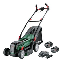 Bosch Akku-Rasenmäher UniversalRotak 2x18V-37-550