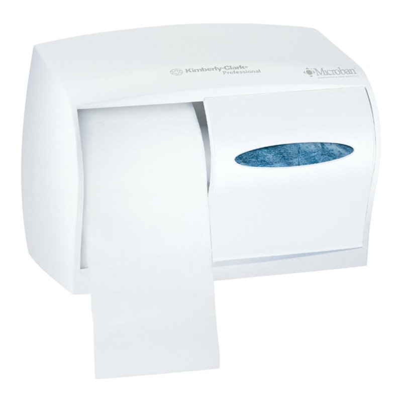 Kimberly-Clark Professional Spender für hüllenloses Toilettenpapier, Weiß