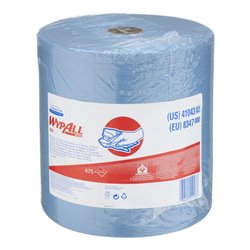 WypAll X80 Tücher, 1 Großrolle mit 475 blauen, 1-lagigen Tüchern