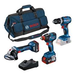 Bosch Combo Kit 3 tool kit 18V Profi Set (GSB,GDXGWS,2x5.0Ah)