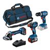 Bosch Combo Kit 3 tool kit 18V Profi Set (GSB,GDXGWS,2x5.0Ah)