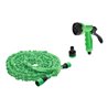 BGS Do it yourself Wasserschlauch Textil flexibel mit Garten-Handbrause mit 7 Funktionen 7,5 - 22 m