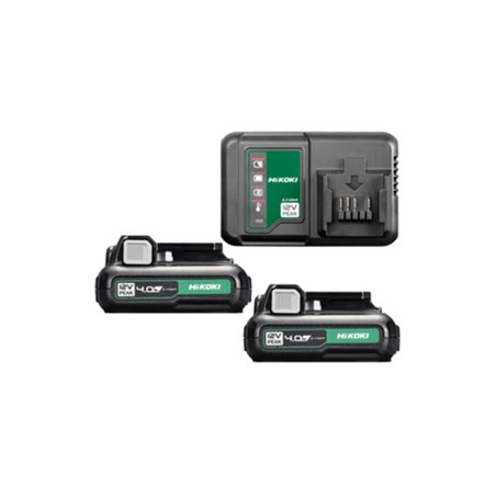 HiKOKI 2 Akkus 12 V peak 4,0 Ah BSL1240M + Ladegerät UC12SL