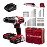 Einhell Akku-Schlagbohrschrauber TE-CD 18/2 Li-i +64 (2x2,0 Ah)