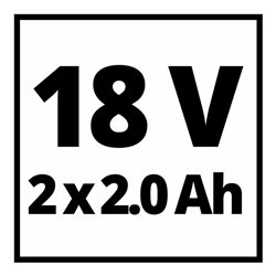 Einhell Akku-Schlagbohrschrauber TE-CD 18/2 Li-i +64 (2x2,0 Ah)