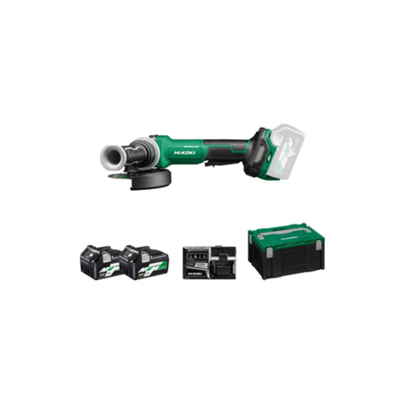 HiKOKI Akku-Winkelschleifer G3613DVF (2,5 Ah) (HSC III)