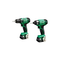 HiKOKI Combo-Kit 12V Akku-Bohrschrauber + Schlagschrauber KC12DA