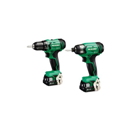 HiKOKI Combo-Kit 12V Akku-Bohrschrauber + Schlagschrauber KC12DA