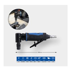 Brilliant Tools Druckluft-Stabschleifer, abgewinkelt