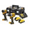 DEWALT Akku-Kit 18V (DCD800 / DCF850-9 inkl. 2 x 18 V / 5 Ah Powerstack - Akkus