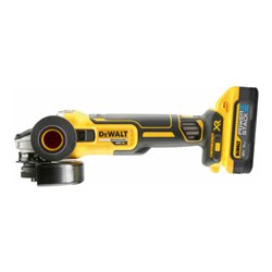 DEWALT Akku-Winkelschleifer 18V inkl. 2 x 18 V / 5 Ah Powerstack - Akkus