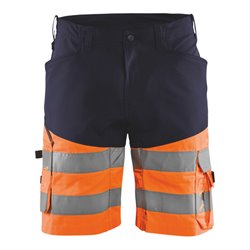 Blakläder Warnschutz-Shorts, orange / marineblau, Konfektionsgröße DE: 58