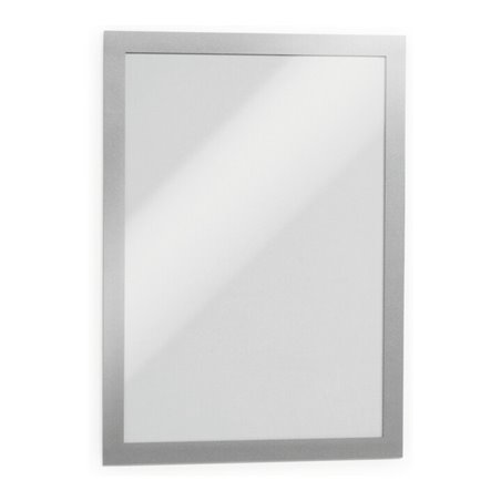 Durable DURAFRAME Sichthülle im Set, DIN A4, Typ: SILVER, 974631 SILVER