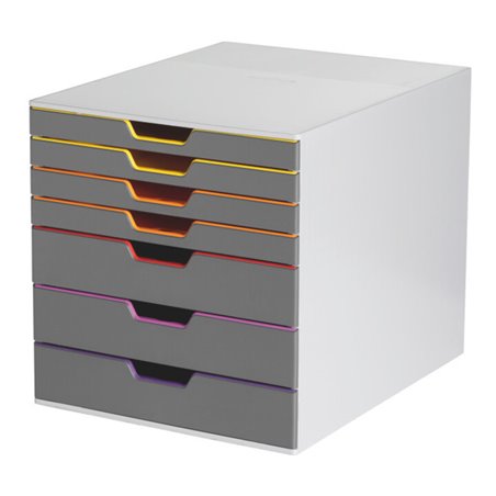 Durable Schubladenbox VARICOLOR, Anzahl Fächer: 7