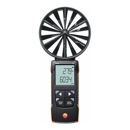 Testo Digitales Flügelrad-Anemometer 417, 100 mm mit App-Anbindung