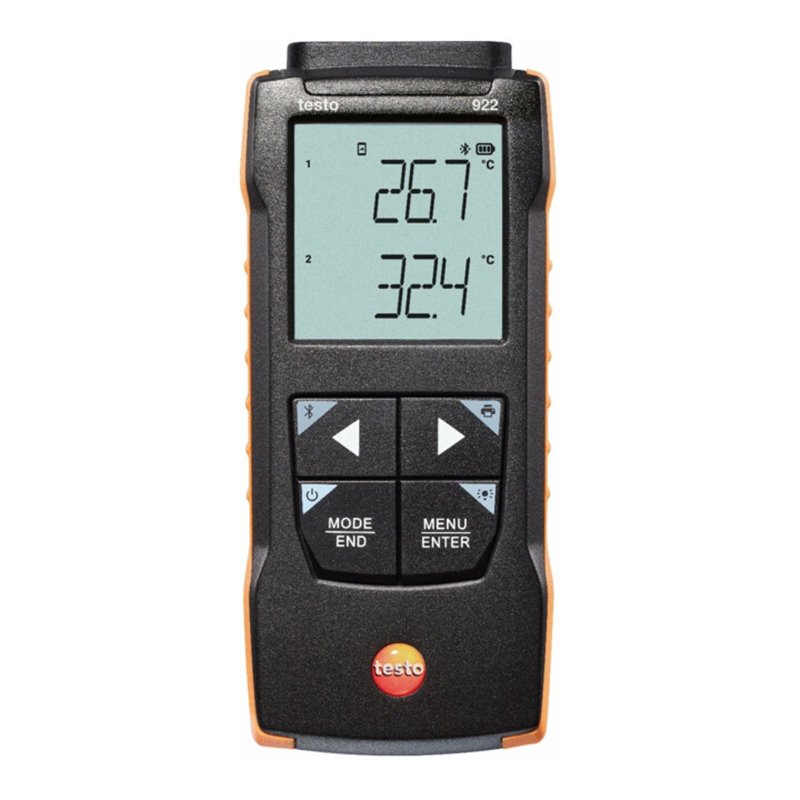 Testo Differenz-Temperaturmessgerät 922 für TE Typ K mit App-Anbindung
