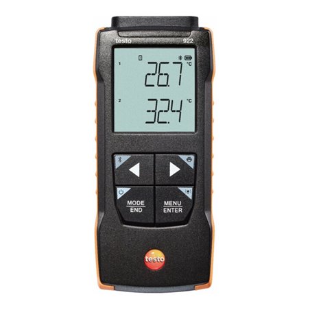 Testo Differenz-Temperaturmessgerät 922 für TE Typ K mit App-Anbindung