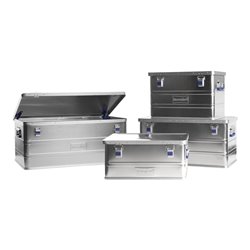 Hünersdorff Aluminium-ECO-Box 48 L silber, 385x575x270 mm