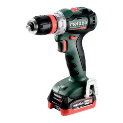 Metabo Akku-Bohrschrauber PowerMaxx BS 12 BL Q (601045800) metaBOX 118, 12V 2x4Ah LiHD + ASC 55