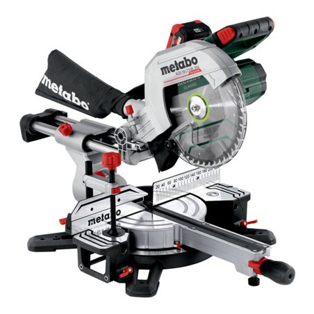 Metabo Akku-Kappsäge KGS 18 LTX BL 254 (614254810) mit Zugfunktion 18V 2x8Ah LiHD + ASC 145