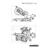 Metabo Akku-Kappsäge KGS 18 LTX BL 216 (614216650) mit Zugfunktion 18V 2x5.2Ah Li-Power + ASC 55