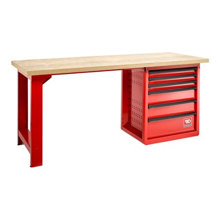 Facom Werkbank Holz-Arbeitsfläche 2m