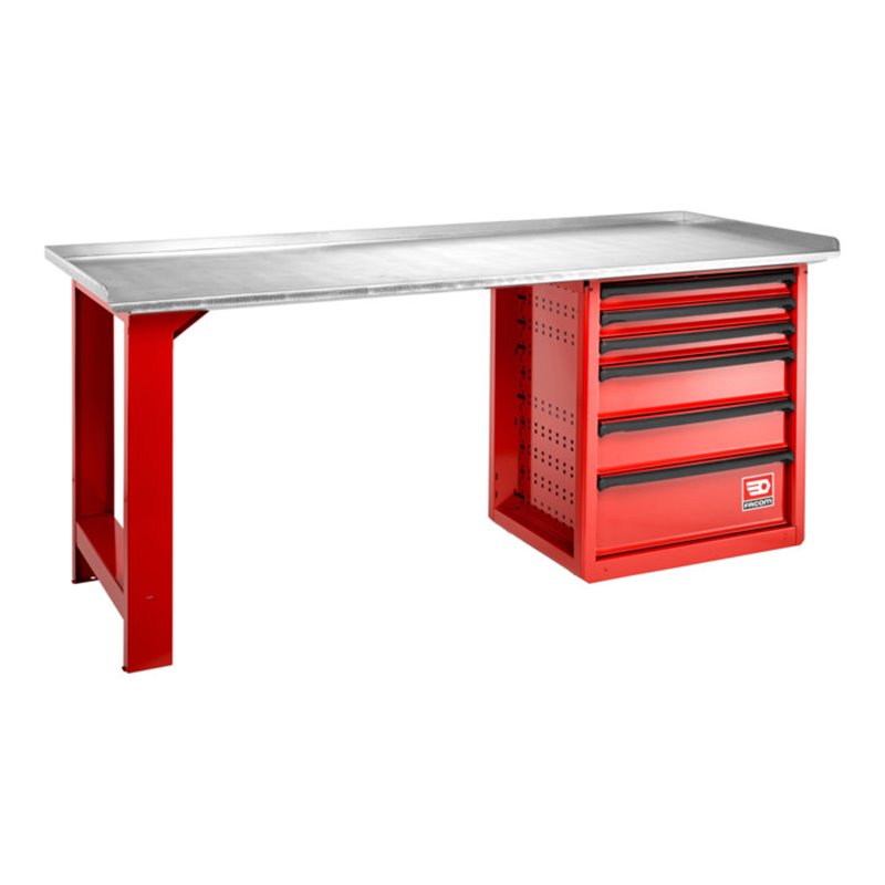 Facom Werkbank galv. Arbeitsfläche 2m