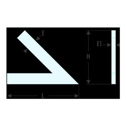 Facom Flachwinkel 45° mit Anschlag