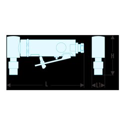 Facom Druckluft-Geradschleifer 90 Grad