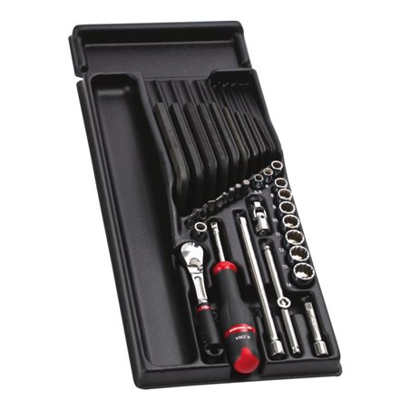 Facom sockets 1/4 and accessories - 12 poin