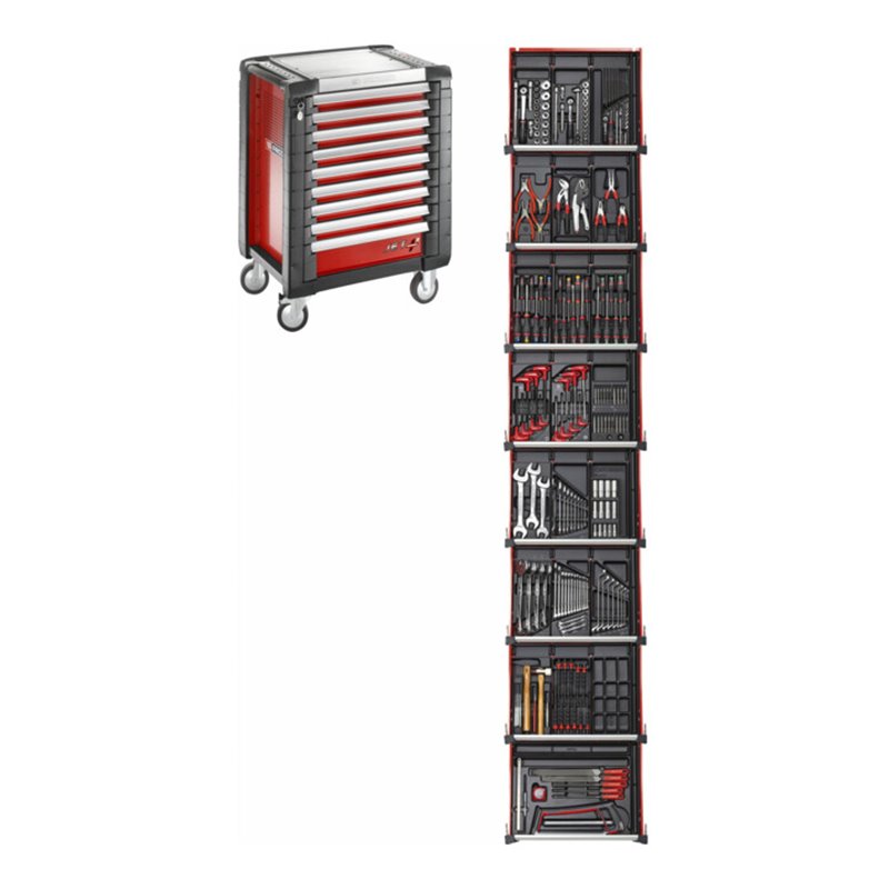 Facom Werkstattwagen JET.8M3 mit 22 Modulen