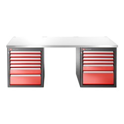 Facom JLS3 Werkbank rostfrei 13Schub niedrig