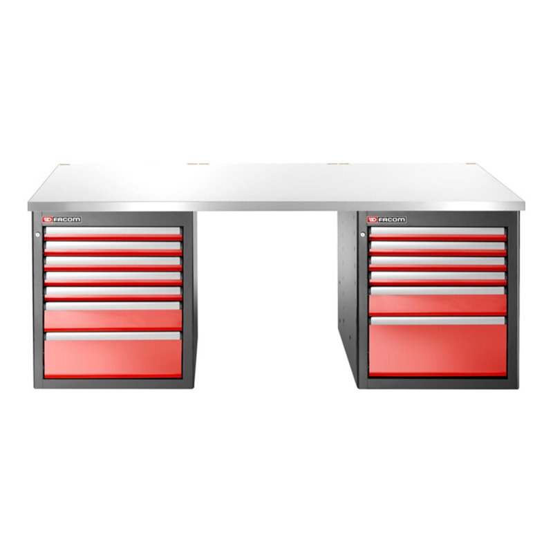 Facom JLS3 Werkbank rostfrei 13Schub niedrig
