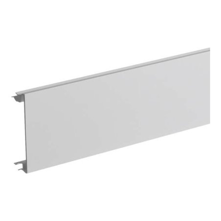 Tehalit Brüstungskanal-Oberteil PVC 80mm lichtgrau BR08027035