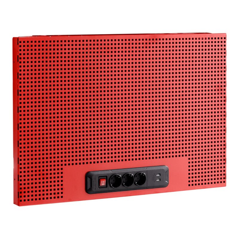 Facom JLS3 halbes Rückpaneel +Steckdose rot