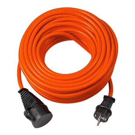 Brennenstuhl BREMAXX® Verlängerungskabel (40m Kabel in orange, für den kurzfristigen Einsatz im Außenbereich IP44, einsetzbar bi