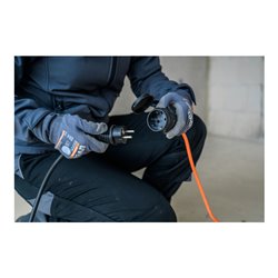 Brennenstuhl BREMAXX® Verlängerungskabel (40m Kabel in orange, für den kurzfristigen Einsatz im Außenbereich IP44, einsetzbar bi