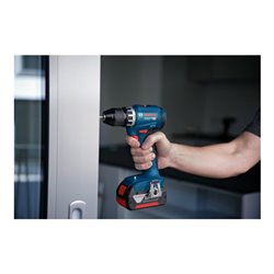 Bosch Akku-Bohrschrauber GSR 18V-45, 2 Akku 2,0Ah, GAL 18V-20 in L-Case