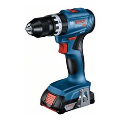 Bosch Akku-Schlagbohrschraube GSB 18V-45, 2 Akku 2,0Ah, GAL 18V-20 in L-Case