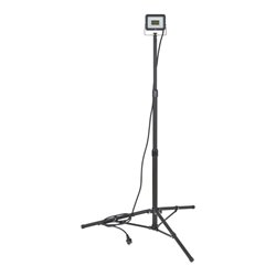 Brennenstuhl LED Stativstrahler JARO 3060 T (20W, 2300lm, 6500K, IP65, LED Arbeitsstrahler mit Stativ und 3m Kabel)